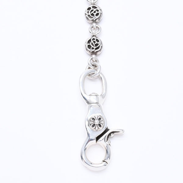 Very good condition CHROME HEARTS CLIP NO2 FLORAL BALL 3B Clip No2 Floral Ball 3B Keyring Weight approx. 63.16g Used 4a005744