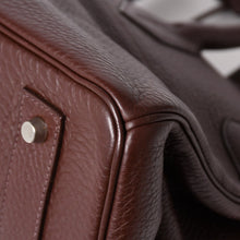 Load image into Gallery viewer, 極美品 ゴルチェデザイン HERMES エルメス ショルダーバーキン ブラウン ハバナ トリヨンクレマンス ◻︎H刻 シルバー金具 中古 4a005840