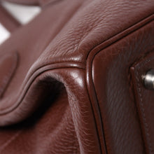Load image into Gallery viewer, 極美品 ゴルチェデザイン HERMES エルメス ショルダーバーキン ブラウン ハバナ トリヨンクレマンス ◻︎H刻 シルバー金具 中古 4a005840