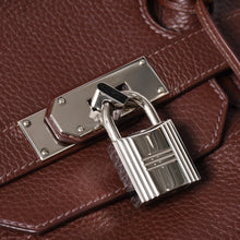 Load image into Gallery viewer, 極美品 ゴルチェデザイン HERMES エルメス ショルダーバーキン ブラウン ハバナ トリヨンクレマンス ◻︎H刻 シルバー金具 中古 4a005840