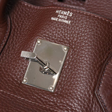 Load image into Gallery viewer, 極美品 ゴルチェデザイン HERMES エルメス ショルダーバーキン ブラウン ハバナ トリヨンクレマンス ◻︎H刻 シルバー金具 中古 4a005840