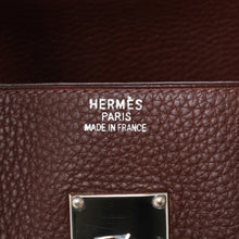 Load image into Gallery viewer, 極美品 ゴルチェデザイン HERMES エルメス ショルダーバーキン ブラウン ハバナ トリヨンクレマンス ◻︎H刻 シルバー金具 中古 4a005840