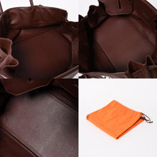 Load image into Gallery viewer, 極美品 ゴルチェデザイン HERMES エルメス ショルダーバーキン ブラウン ハバナ トリヨンクレマンス ◻︎H刻 シルバー金具 中古 4a005840