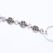将图片加载到图库查看器，極美品 CHROME HEARTS クロムハーツ CLIP NO2 FLORAL BALL 3B クリップ No2 フローラルボール 3B キーリング 重量約63.16g 中古 4a005744