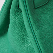 将图片加载到图库查看器，極美品 HERMES エルメス BIRKIN バーキン35 ミント シルバー金具 ◻︎Q トリヨンクレマンス ハンドバッグ 中古 4a005839