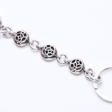 将图片加载到图库查看器，極美品 CHROME HEARTS クロムハーツ CLIP NO2 FLORAL BALL 3B クリップ No2 フローラルボール 3B キーリング 重量約63.16g 中古 4a005744