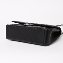 画像をギャラリービューアに読み込む, 極美品 CHANEL シャネル デカマトラッセ33 Wフラップ Wチェーンショルダーバッグ 18番台 ココマーク ラムスキン ブラック SV金具 中古 4a005679