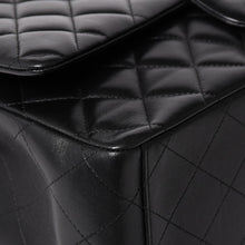 画像をギャラリービューアに読み込む, 極美品 CHANEL シャネル デカマトラッセ33 Wフラップ Wチェーンショルダーバッグ 18番台 ココマーク ラムスキン ブラック SV金具 中古 4a005679