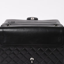 画像をギャラリービューアに読み込む, 極美品 CHANEL シャネル デカマトラッセ33 Wフラップ Wチェーンショルダーバッグ 18番台 ココマーク ラムスキン ブラック SV金具 中古 4a005679