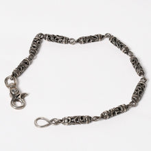 画像をギャラリービューアに読み込む, CHROME HEARTS クロムハーツ ローラー ロング S/1クリップ 9リンク ウォレットチェーン 重量約235.5g 全長約60cm シルバー925 美品 中古 4a005765