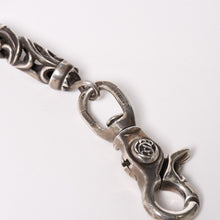 画像をギャラリービューアに読み込む, CHROME HEARTS クロムハーツ ローラー ロング S/1クリップ 9リンク ウォレットチェーン 重量約235.5g 全長約60cm シルバー925 美品 中古 4a005765