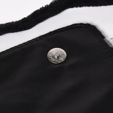 Load the image into the gallery viewer. New and unused CHANEL Shoulder bag here mark pile enamel black white silver hardware used 4a005786