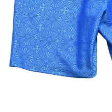 Load the image into the gallery viewer. New and unused CHROME HEARTS Leggings Blue White CH Plus All-over Pattern Biker Shorts Blue White Used 4a005723