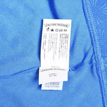 Load the image into the gallery viewer. New and unused CHROME HEARTS Leggings Blue White CH Plus All-over Pattern Biker Shorts Blue White Used 4a005723