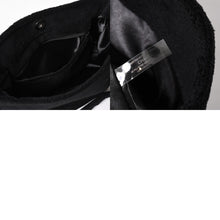 Load the image into the gallery viewer. New and unused CHANEL Shoulder bag here mark pile enamel black white silver hardware used 4a005786
