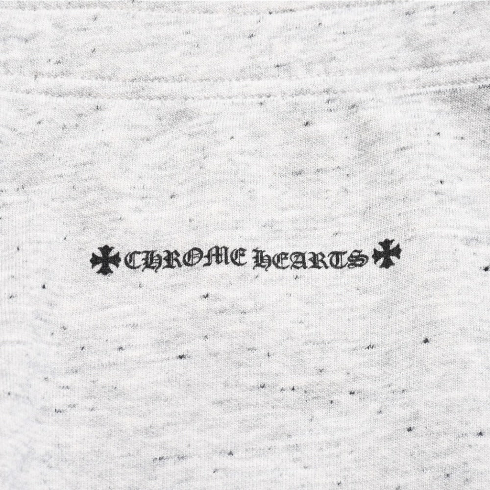 極美品 CHROME HEARTS クロムハーツ スウェットパンツ グレー CHプラス オールドイングリッシュ ヴァインダガー Mサイズ 中古 4a005730