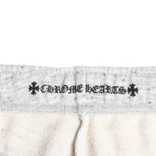 Load the image into the gallery viewer. Very good condition CHROME HEARTS Sweatpants Gray CH Plus Old English Vine Dagger M size Used 4a005730