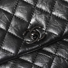 Load the image into the gallery viewer. CHANEL Coco Handle XS 2WAY Bag A92990 29 series Coco Mark Aged Calfskin Charcoal Good Condition Used 4a005777