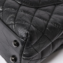 Load the image into the gallery viewer. CHANEL Coco Handle XS 2WAY Bag A92990 29 series Coco Mark Aged Calfskin Charcoal Good Condition Used 4a005777
