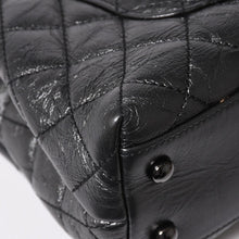 Load the image into the gallery viewer. CHANEL Coco Handle XS 2WAY Bag A92990 29 series Coco Mark Aged Calfskin Charcoal Good Condition Used 4a005777