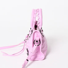 画像をギャラリービューアに読み込む, BALENCIAGA バレンシアガ Le City Bag Nano ル シティ ナノ 2WAYバッグ 819671 アリーナラムスキン ピンク 美品 中古 4a005828