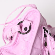 画像をギャラリービューアに読み込む, BALENCIAGA バレンシアガ Le City Bag Nano ル シティ ナノ 2WAYバッグ 819671 アリーナラムスキン ピンク 美品 中古 4a005828