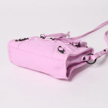 画像をギャラリービューアに読み込む, BALENCIAGA バレンシアガ Le City Bag Nano ル シティ ナノ 2WAYバッグ 819671 アリーナラムスキン ピンク 美品 中古 4a005828
