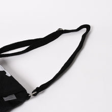 Load the image into the gallery viewer. New and unused CHANEL Shoulder bag here mark pile enamel black white silver hardware used 4a005786