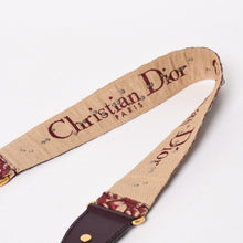 画像をギャラリービューアに読み込む, 極美品 Christian Dior クリスチャンディオール サドルバッグ ボディバッグ ボルドー トロッター ベージュ ワインレッド 05-RU-1118 中古 4a005776