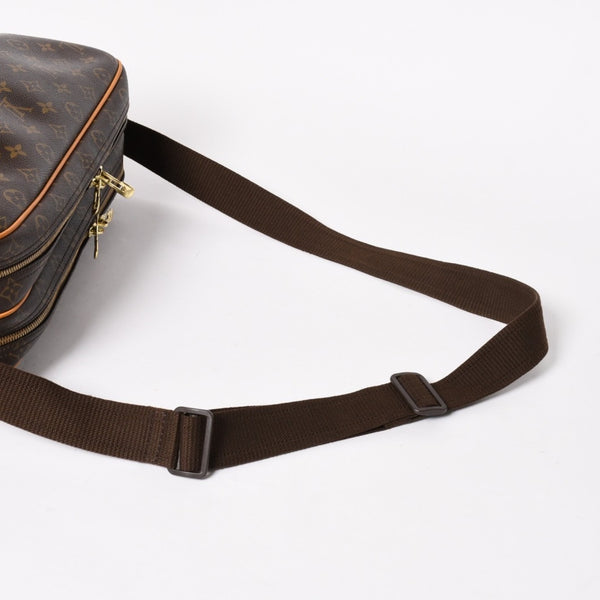極美品 LOUIS VUITTON ルイヴィトン リポーターGM ショルダーバッグ M45252 モノグラムキャンバス ブラウン ゴールド金具 美品 中古 4a005785