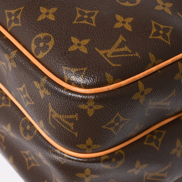 極美品 LOUIS VUITTON ルイヴィトン リポーターGM ショルダーバッグ M45252 モノグラムキャンバス ブラウン ゴールド金具 美品 中古 4a005785