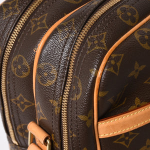 極美品 LOUIS VUITTON ルイヴィトン リポーターGM ショルダーバッグ M45252 モノグラムキャンバス ブラウン ゴールド金具 美品 中古 4a005785