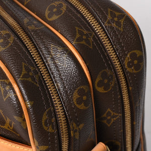 極美品 LOUIS VUITTON ルイヴィトン リポーターGM ショルダーバッグ M45252 モノグラムキャンバス ブラウン ゴールド金具 美品 中古 4a005785