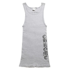 将图片加载到图库查看器中。 極美品 CHROME HEARTS クロムハーツ サイドロゴ リブタンクトップ グレー XLサイズ オールドイングリッシュ ロング丈 中古 4a005884