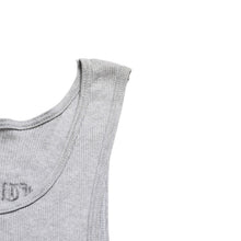 将图片加载到图库查看器中。 極美品 CHROME HEARTS クロムハーツ サイドロゴ リブタンクトップ グレー XLサイズ オールドイングリッシュ ロング丈 中古 4a005884