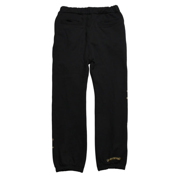 極美品 CHROME HEARTS クロムハーツ カモ トリプルクロス スウェットパンツ セメタリークロス オールドイングリッシュロゴ Lサイズ 中古 4a005877