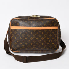 極美品 LOUIS VUITTON ルイヴィトン リポーターGM ショルダーバッグ M45252 モノグラムキャンバス ブラウン ゴールド金具 美品 中古 4a005785
