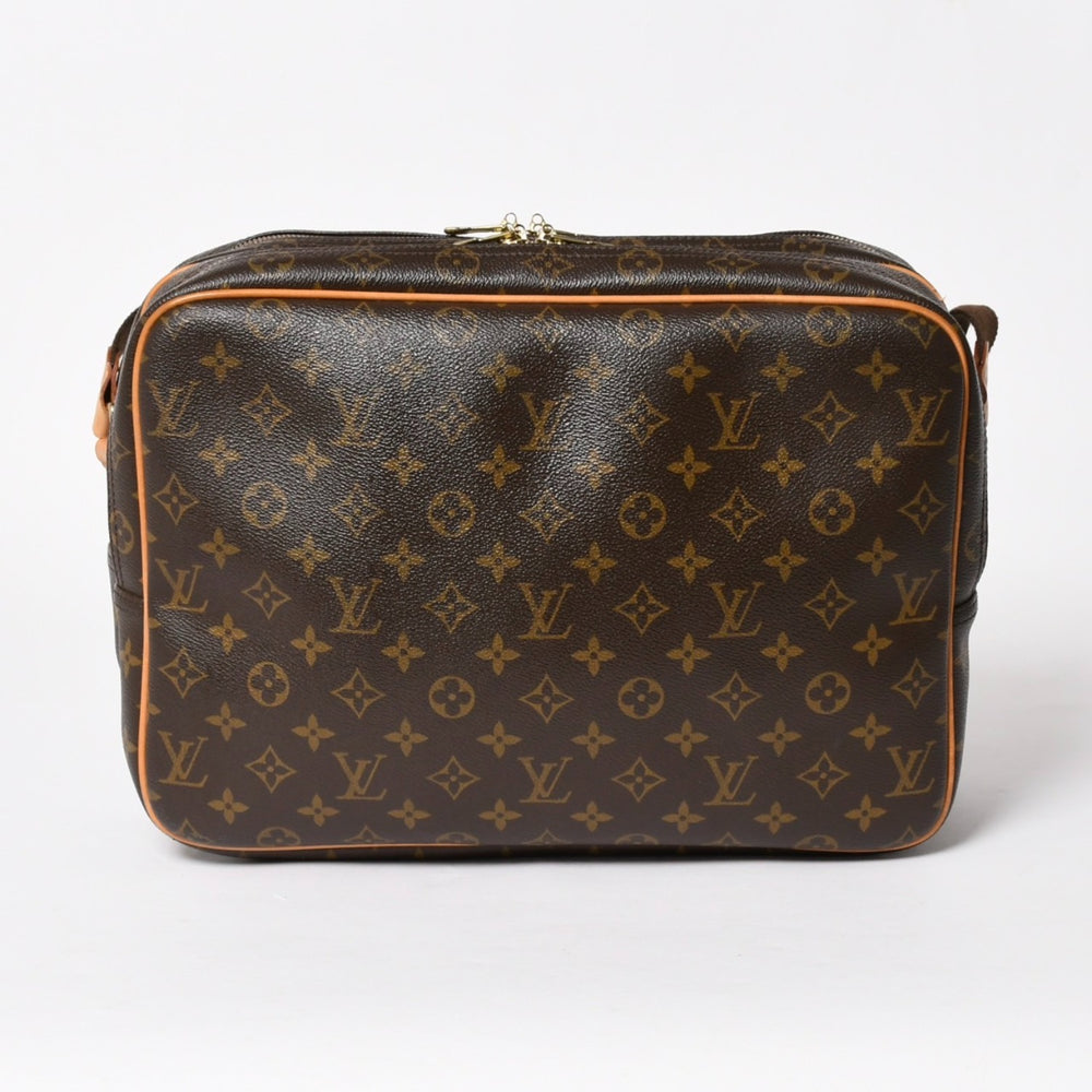 極美品 LOUIS VUITTON ルイヴィトン リポーターGM ショルダーバッグ M45252 モノグラムキャンバス ブラウン ゴールド金具 美品 中古 4a005785