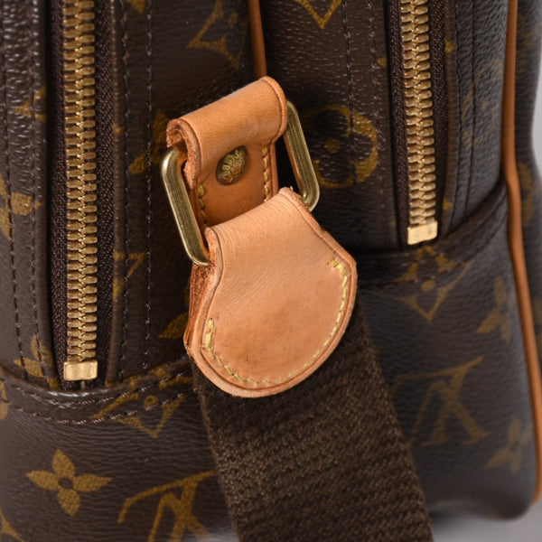 極美品 LOUIS VUITTON ルイヴィトン リポーターGM ショルダーバッグ M45252 モノグラムキャンバス ブラウン ゴールド金具 美品 中古 4a005785