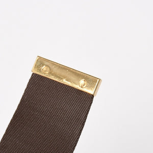 極美品 LOUIS VUITTON ルイヴィトン ジェロニモス ウエストバッグ N51994 ボディバッグ ダミエ ブラウン ゴールド金具 中古 4a005803