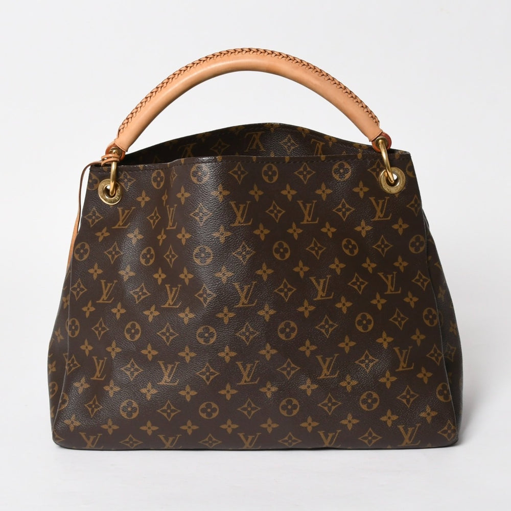 極美品 LOUIS VUITTON ルイヴィトン アーツィーMM ショルダーバッグ M40249 モノグラム PVC レザー ゴールド金具 中古 4a005794