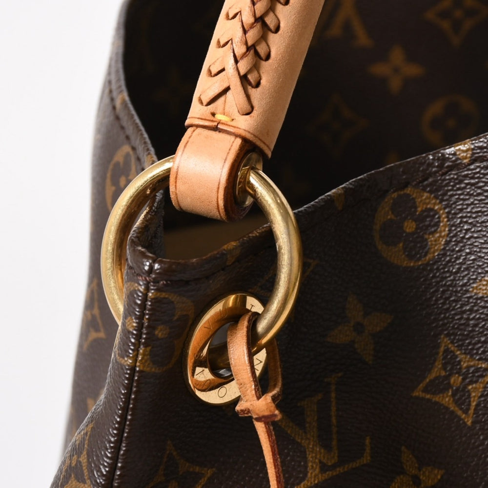 極美品 LOUIS VUITTON ルイヴィトン アーツィーMM ショルダーバッグ M40249 モノグラム PVC レザー ゴールド金具 中古 4a005794