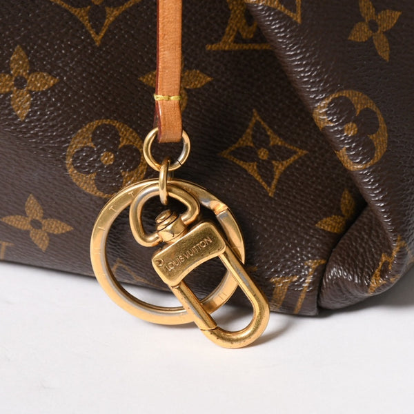 極美品 LOUIS VUITTON ルイヴィトン アーツィーMM ショルダーバッグ M40249 モノグラム PVC レザー ゴールド金具 中古 4a005794