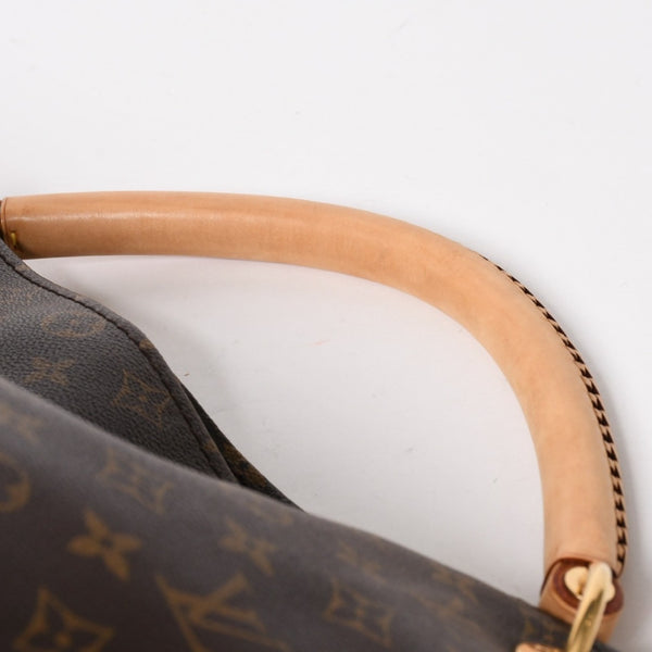 極美品 LOUIS VUITTON ルイヴィトン アーツィーMM ショルダーバッグ M40249 モノグラム PVC レザー ゴールド金具 中古 4a005794