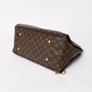極美品 LOUIS VUITTON ルイヴィトン アーツィーMM ショルダーバッグ M40249 モノグラム PVC レザー ゴールド金具 中古 4a005794
