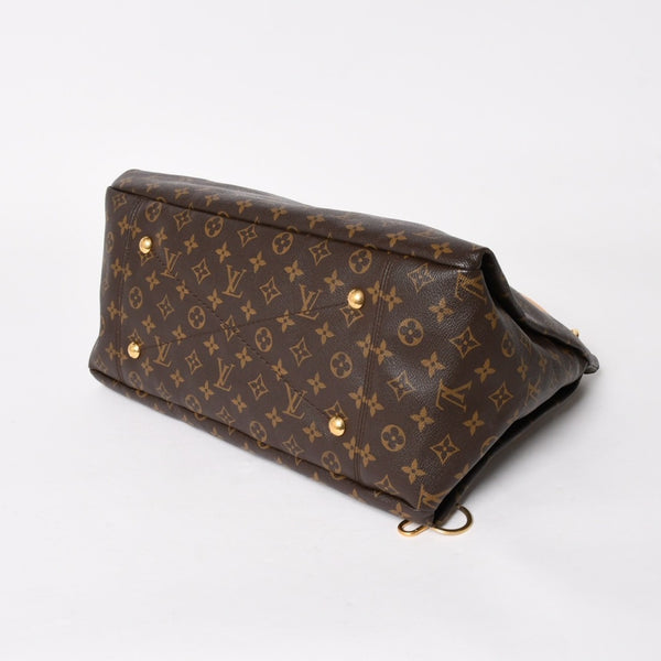 極美品 LOUIS VUITTON ルイヴィトン アーツィーMM ショルダーバッグ M40249 モノグラム PVC レザー ゴールド金具 中古 4a005794