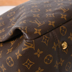 極美品 LOUIS VUITTON ルイヴィトン アーツィーMM ショルダーバッグ M40249 モノグラム PVC レザー ゴールド金具 中古 4a005794