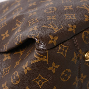 極美品 LOUIS VUITTON ルイヴィトン アーツィーMM ショルダーバッグ M40249 モノグラム PVC レザー ゴールド金具 中古 4a005794