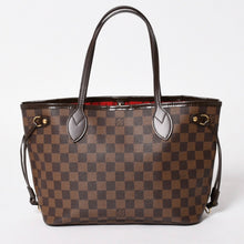 画像をギャラリービューアに読み込む, 極美品 LOUIS VUITTON ルイヴィトン ネヴァーフルPM ハンドバッグ N41359 ダミエエベヌキャンバス ブラウン VI1099 ゴールド金具 中古 4a005793
