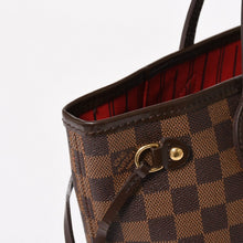 画像をギャラリービューアに読み込む, 極美品 LOUIS VUITTON ルイヴィトン ネヴァーフルPM ハンドバッグ N41359 ダミエエベヌキャンバス ブラウン VI1099 ゴールド金具 中古 4a005793